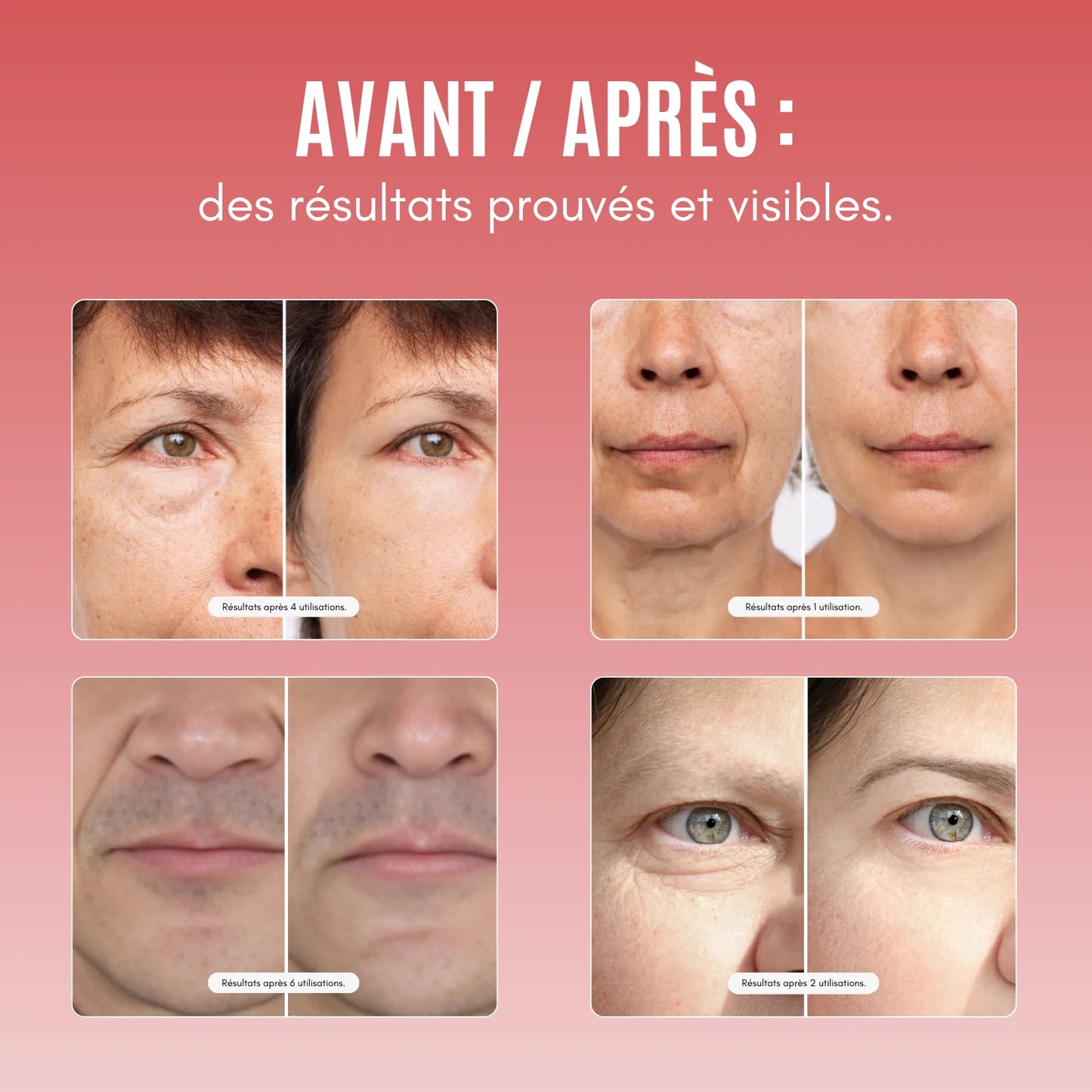 Biodance - Lot de 4 masques visage au bio collagène